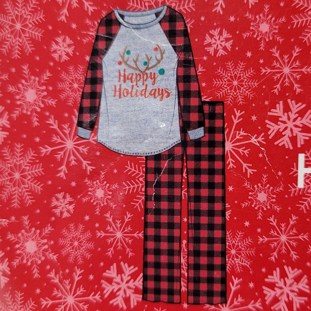 Holiday Style Size 3t Toddler Girls Pajama Set NEW